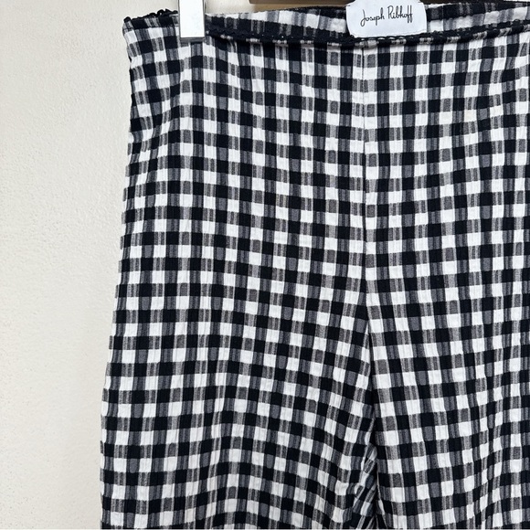Joseph Ribkoff Womens 10 Pull On Cropped Gingham Pants - Picture 4 of 12